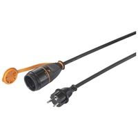 Sygonix SY-5597570 Strom Verlängerungskabel 16 A Schwarz, Orange 5