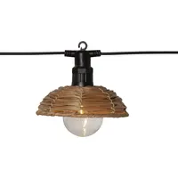 PARFORCE TRADITIONAL HUNTING Lichterkette Rattan 350 cm 6-flammig braun
