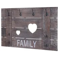 MCW Wandgarderobe MCW-C89 Family, Garderobenpaneel Garderobe, Shabby-Look Vintage, 8