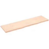 VidaXL Waschtischplatte 180x50x(2-4) cm Massivholz Unbehandelt
