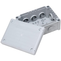 Kopp 351013044 Feuchtraum Aufputz-Abzweigdose, 152x202x85mm, IP66, grau,