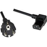 Logilink Kaltgeräte Anschlusskabel [1x Schutzkontakt-Stecker - 1x Kaltgeräte-Buchse C13]