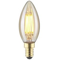 LightMe LM85052 LED E14 Kerzenform 4.5 W Bernstein (Ø