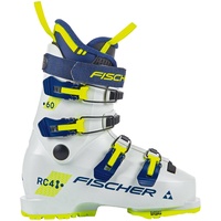 Fischer RC4 60 JR Kinder Skischuhe-Weiss-26,5
