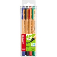 Stabilo GREENpoint Faserschreiber 4er Etui