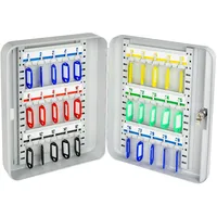 HMF 13030-07 Schlüsselkasten abschließbar, 30 Haken, 30 x 24