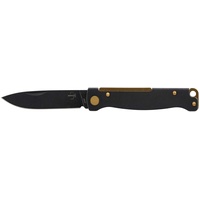 Böker Plus Atlas Black Stonewash BRASS