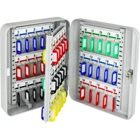HMF Schlüsselkasten abschließbar, 60 Haken, 30 x 24 x