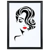 Ideal Trend Classic Leichter Kunststoffbilderrahmen mit Acrylglas Schutz ohne