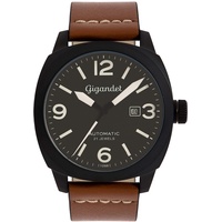 Gigandet Red Baron Herrenuhr Automatik Fliegeruhr Analog Lederarmband schwarz