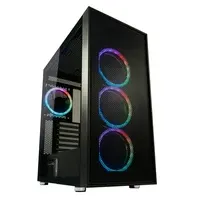LC-POWER LC Power Gaming-PC Gehäuse LC-802B-ON Midi-Tower schwarz