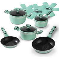 STONELINE STONELINE® Kochgeschirr-Set 11-teilig mit Deckeln beschichtete Töpfe |
