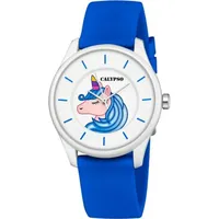 Calypso Armbanduhr Damenuhr Einhorn K5733/E blau - Blau/Weiß