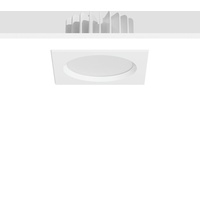 RZB Einbau-Downlight 901438,002 quadratisch weiß Aluminium