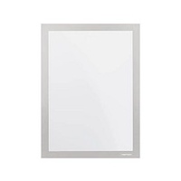 Magnetoplan Magnetrahmen selbstklebend silber A3, 2 St.