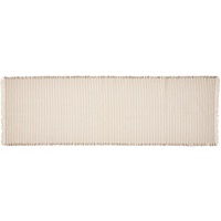 Broste Copenhagen Tischläufer Elouise Fungi Grey, 100% Baumwolle, B41,5
