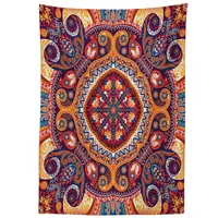 ABAKUHAUS Paisley Tischdecke, Blumenteppich, Schmutzabweisend Pflegeleicht Waschbar Druck Mit
