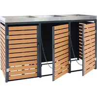 MCW Mülltonnenbox K14 124 x 200 x 84 cm