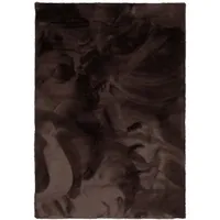 Pergamon Luxus Super Soft Fellteppich Plush Schoko 70x140cm