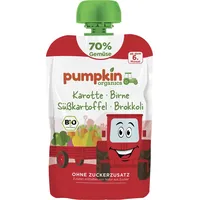Pumpkin organics Pumpkin Quetschie - Karotte, Birne, Süßkartoffel, Brokkoli