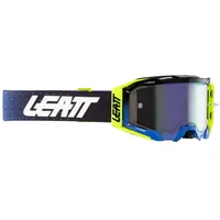 Leatt Velocity 5.5 Iriz UV, Crossbrille verspiegelt - Schwarz/Lila/Grün/Weiß