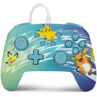 PowerA Controller Nintendo Switch – Pikachu-Evolution, Gamepad, Game-Controller, Kabelgebundener