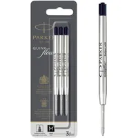 Parker Kugelschreiberminen | mittlere Spitze | schwarze QUINKflow Tinte