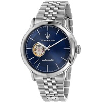 Maserati Herrenuhr Edelstahl blau Herren
