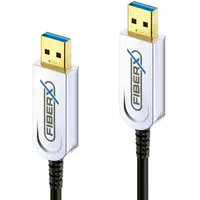 FIBERX Serie - USB 3.1 Glasfaser Kabel - USB-A