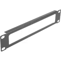 DeLock 66672 10 Zoll Netzwerkschrank-Frontpaneel Schwarz