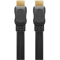 Goobay High-Speed-HDMITM-Flachkabel mit Ethernet 4K@60Hz, 2m