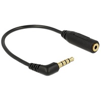 DeLock Audiokabel, 3,5 mm Klinkenstecker 4 Pin - Klinkenbuchse