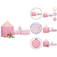 VidaXL Spielzelt für Kinder Rosa 301x120x128 cm