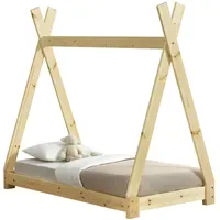 [en.casa] Hausbett Onejda 70 x 140 cm Natur