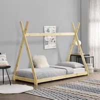 [en.casa] Hausbett Onejda 90 x 200 cm Natur