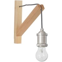Steinhauer Wandlampe Retro (E27) 5x28 cm braun
