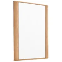 Linea Natura Mid.you Wandspiegel Eiche, massiv rechteckig 65x91x3 cm