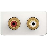 Kindermann Konnect design click Audio L/R Blende 1/2 mit