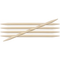 KnitPro K22132 Strumpfstricknadeln, Bamboo, Natur, 20 x 0.6 x