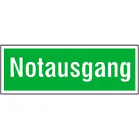 FP Fluchtwegschild Folie 30 x 10,5 cm Notausgang