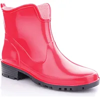 Lemigo Gummistiefeletten kurze Gummistiefel Elke (38, Rot) - 38