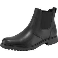 Timberland Stormbuck Chelsea Stiefel Black Smooth 43 1/2