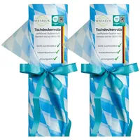 Sensalux Tischdeckenrollen-Set, 2 Stück, stoffähnliches Vlies, Event, Geburtstagsfeier, 1,18m