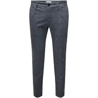 Only & Sons ONSMARK Slim Check Chinohose Dress Blues