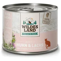 Wildes Land Bio Huhn und Lachs 12 x 85