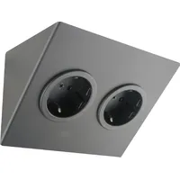 Caressi Schuko-Steckdose 2ST14 Schwarz 2 St.