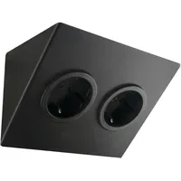 Caressi Schuko-Steckdose 2ST14 Schwarz 2 St.