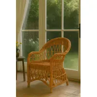 Moebel-direkt-online Rattansessel Sylt orange
