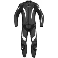 Spidi Laser Touring Lederkombi - Weiß/Schwarz / Lang 52