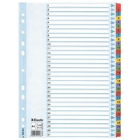 Esselte Kartonregister 1-31, A4 weiß weiß, 22.5x29.7 cm